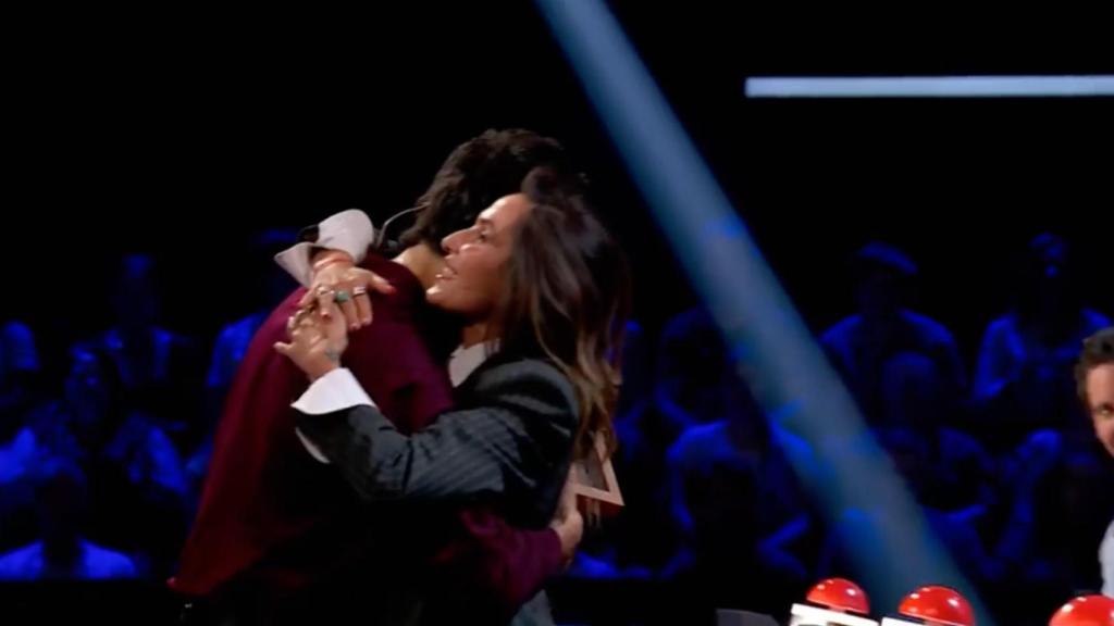 Sebastián Yatra y Malú en 'La Voz'.