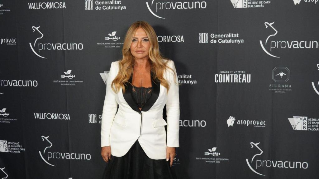 La presentadora Cristina Tárrega, en el photocall del Vedellatast Barcelona.
