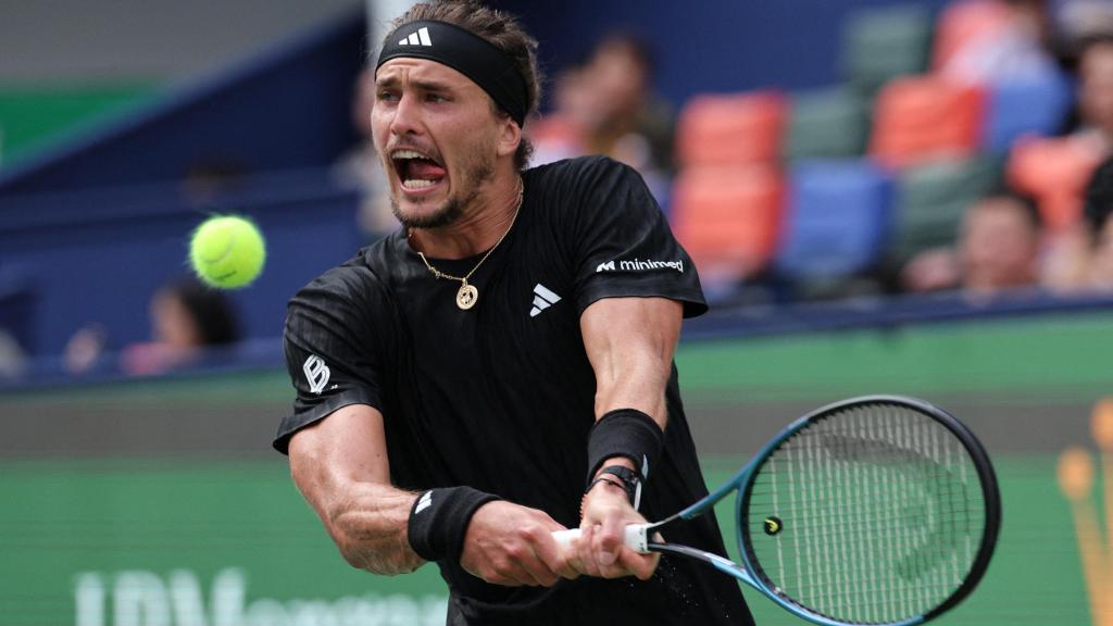 Zverev, en el Masters 1.000 de Shanghái.