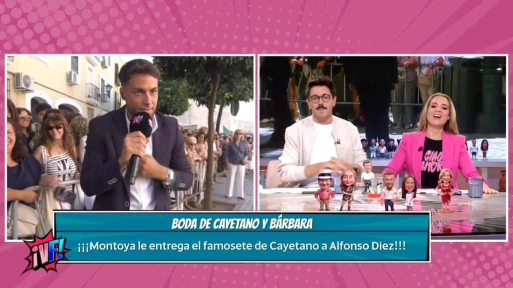 Montoya, Fran Ramírez y Cristina Lasvignes en '¡Vaya fama!'