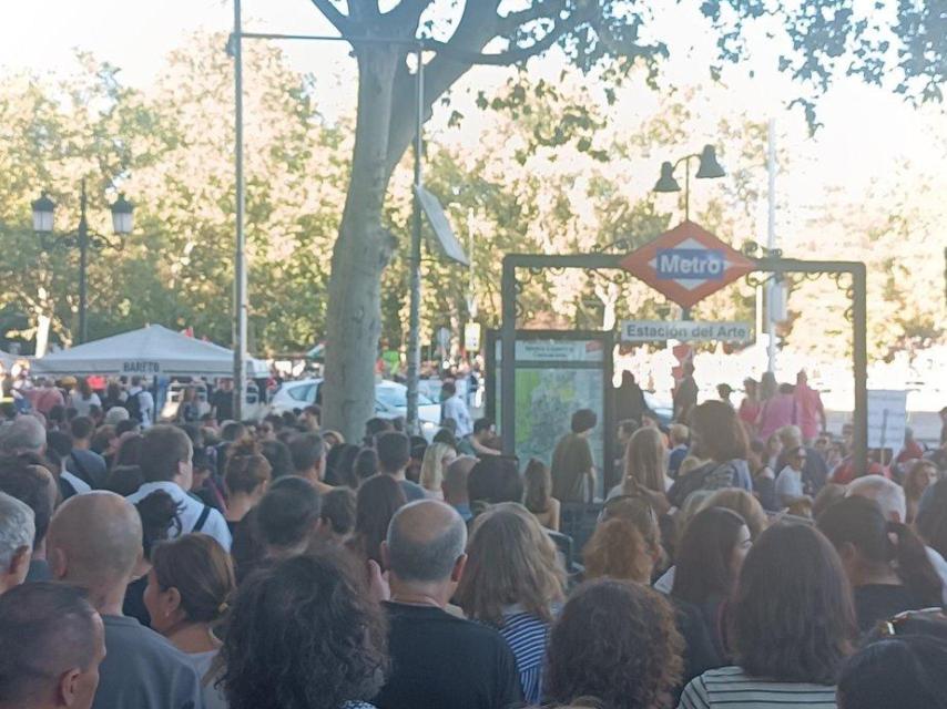 Imágenes de las manifestaciones en Atocha.