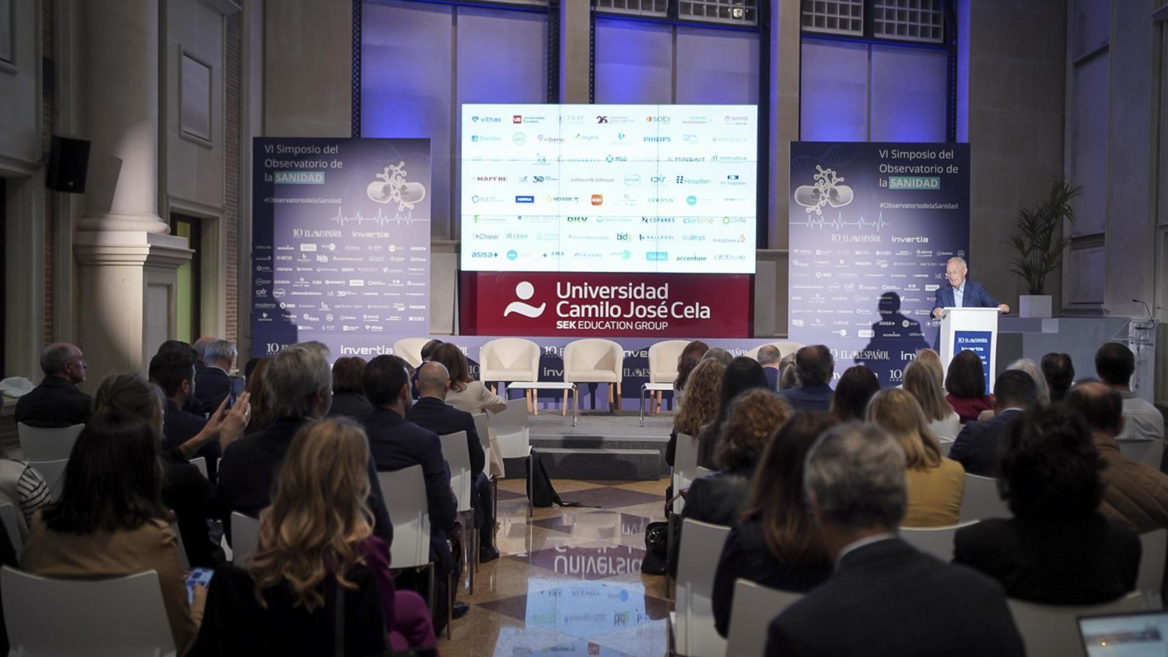 Un momento de la inaguración del VI Simposio del Observatorio de la Sanidad.