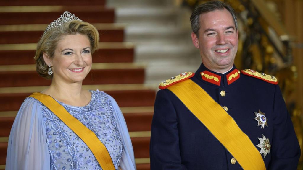 Stéphanie y Guillermo de Luxemburgo.