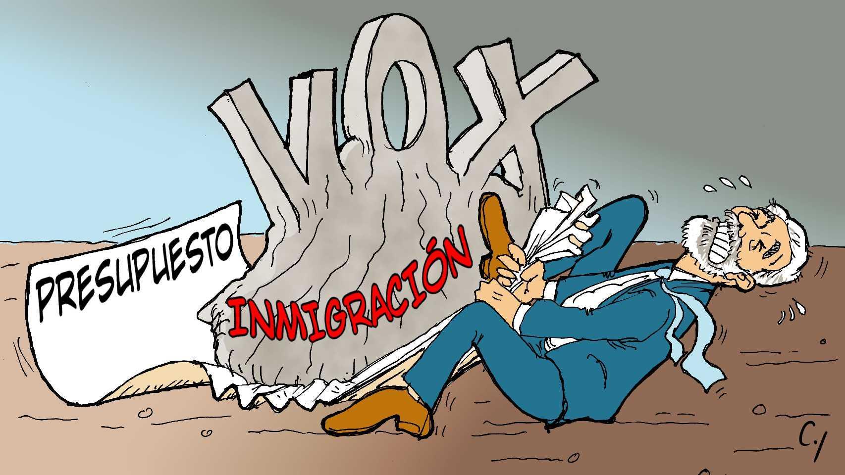 Vox mantiene la inmigración como gran línea roja para aprobar el presupuesto.