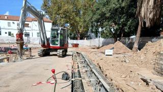 Una imagen de las obras.