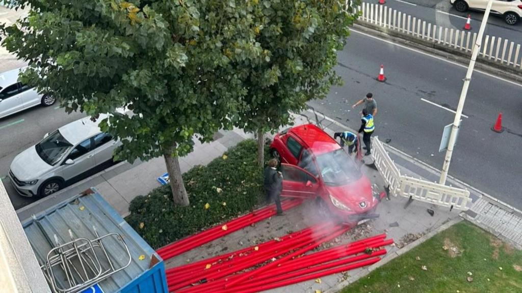 Imagen del accidente.