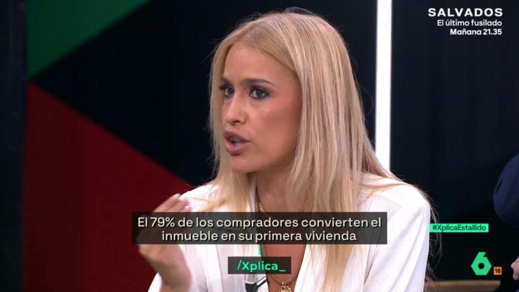 Afra Blanco en 'laSexta Xplica'.