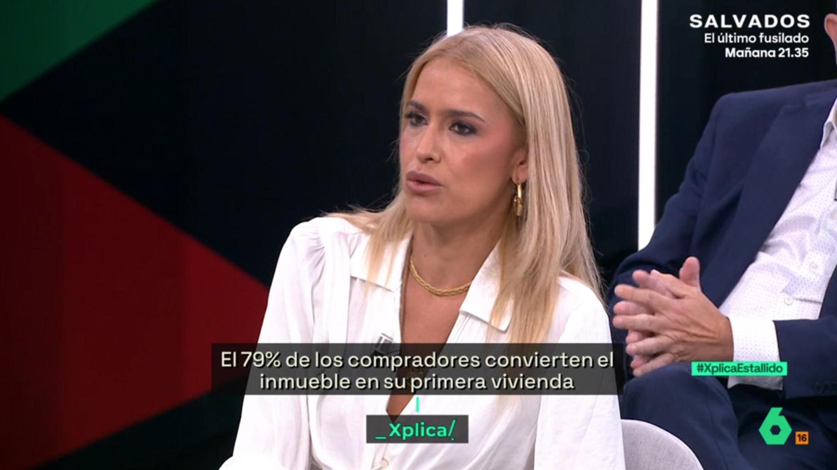 Afra Blanco en 'laSexta Xplica'.