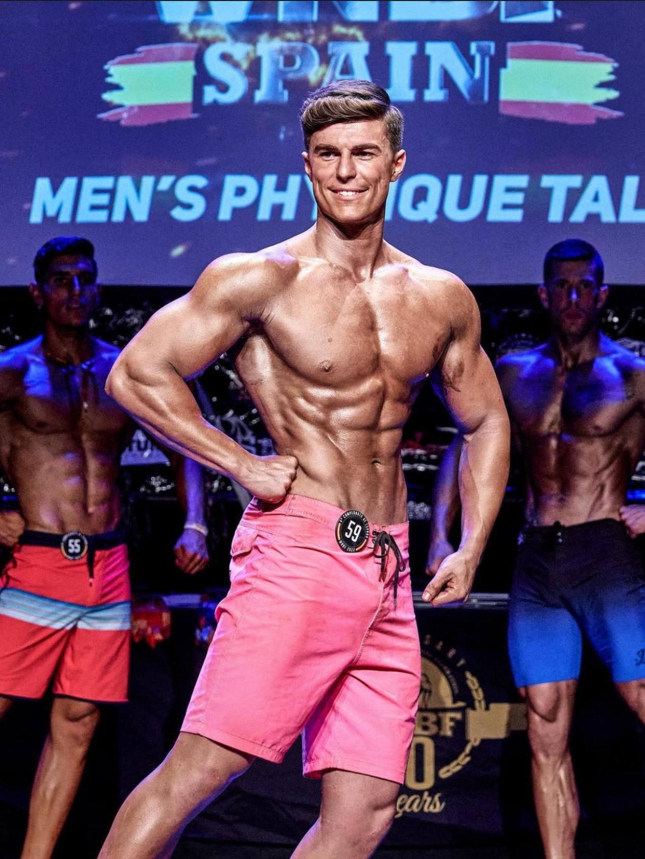 Fernando Cuervas, en el WNBF 2022.