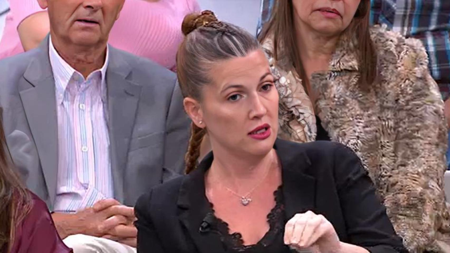 Sonia, relatando su dura situación.