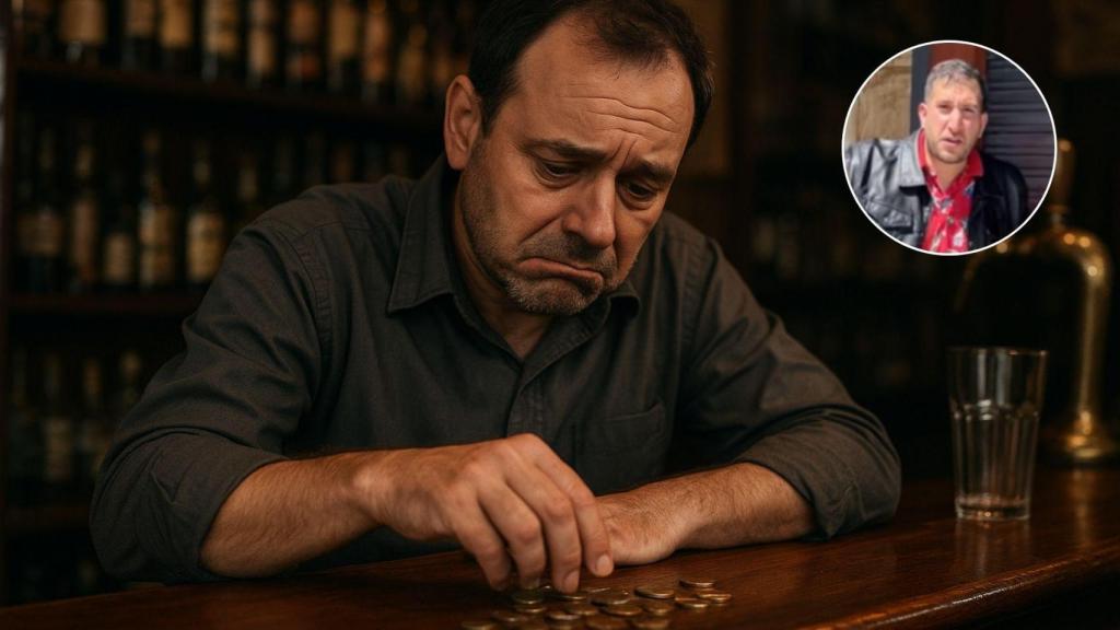 Imagen generada por IA del dueño de un restaurante y Luis Martín Nuez.