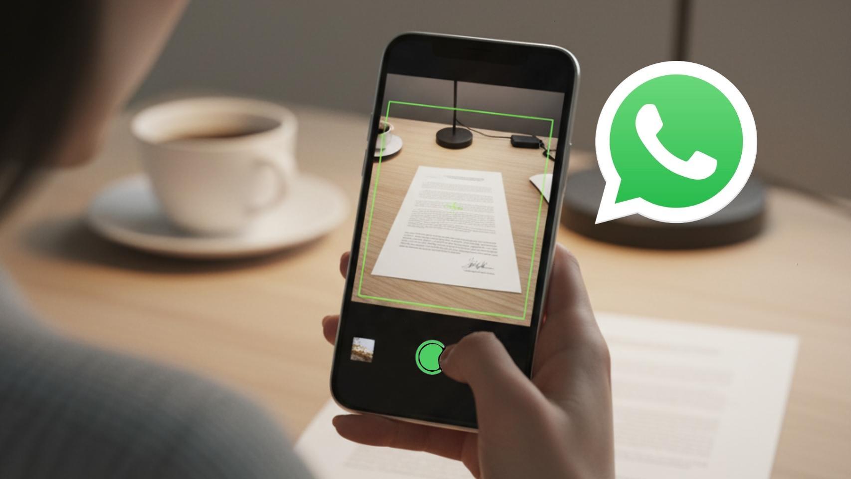 Escaneando un documento desde WhatsApp