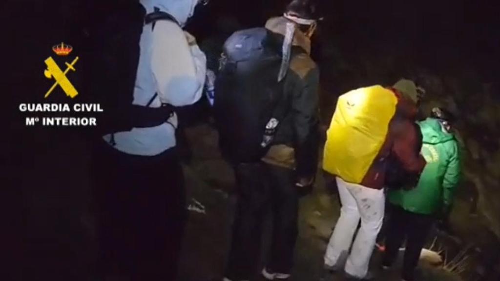 La Guardia Civil rescata a cuatro senderistas en el Balcón de Pineta (Huesca)