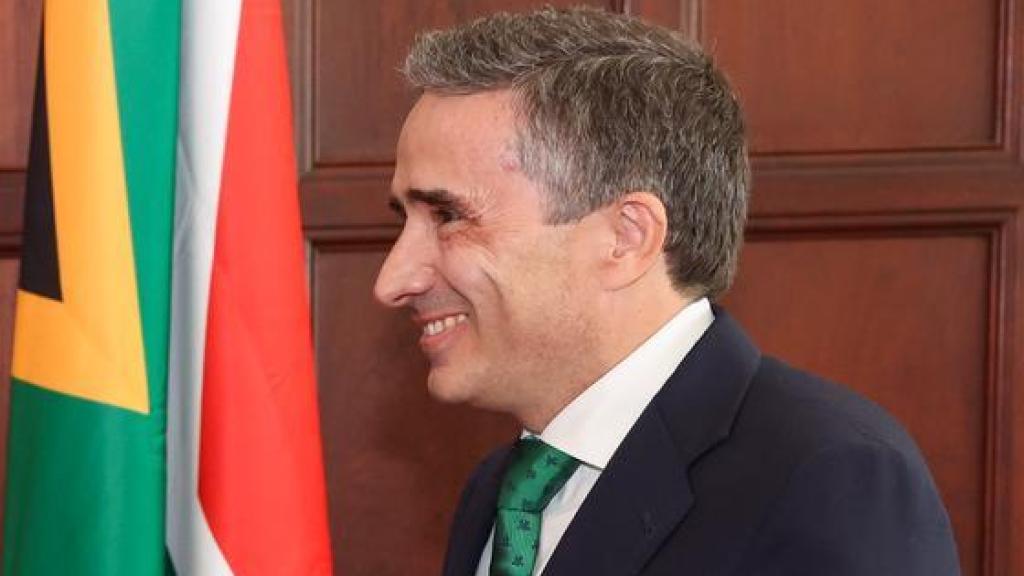 José Manuel Pascual García recibe sus credenciales del presidente de Sudáfrica, Cyril Ramaphosa