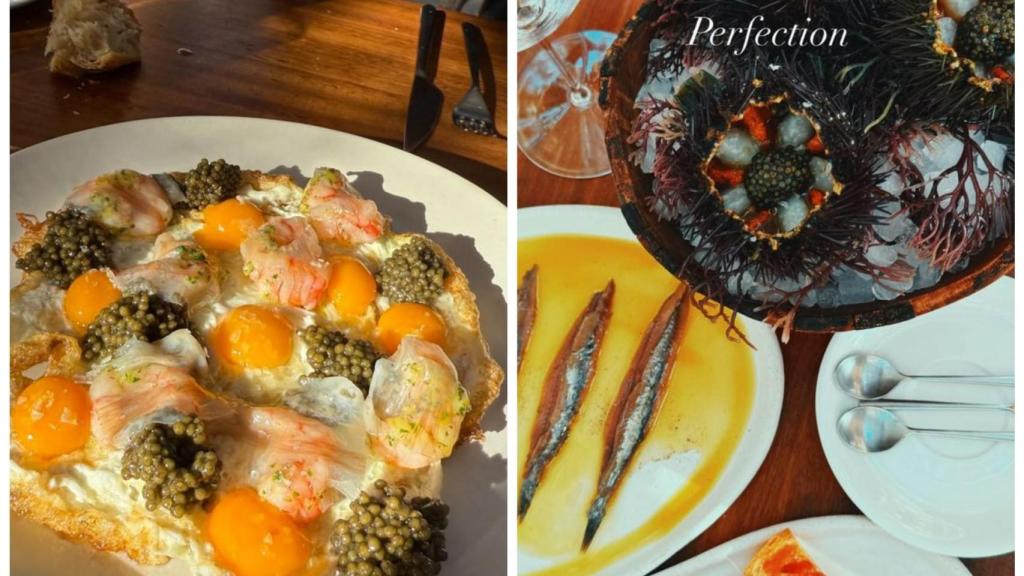 El menú de Tamara Falcó e Íñigo Onieva, en Ibiza.