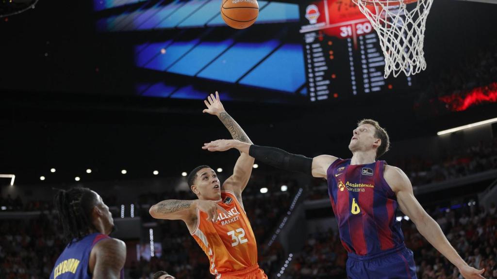 Valencia Basket-Barcelona. EFE/Manuel Bruque