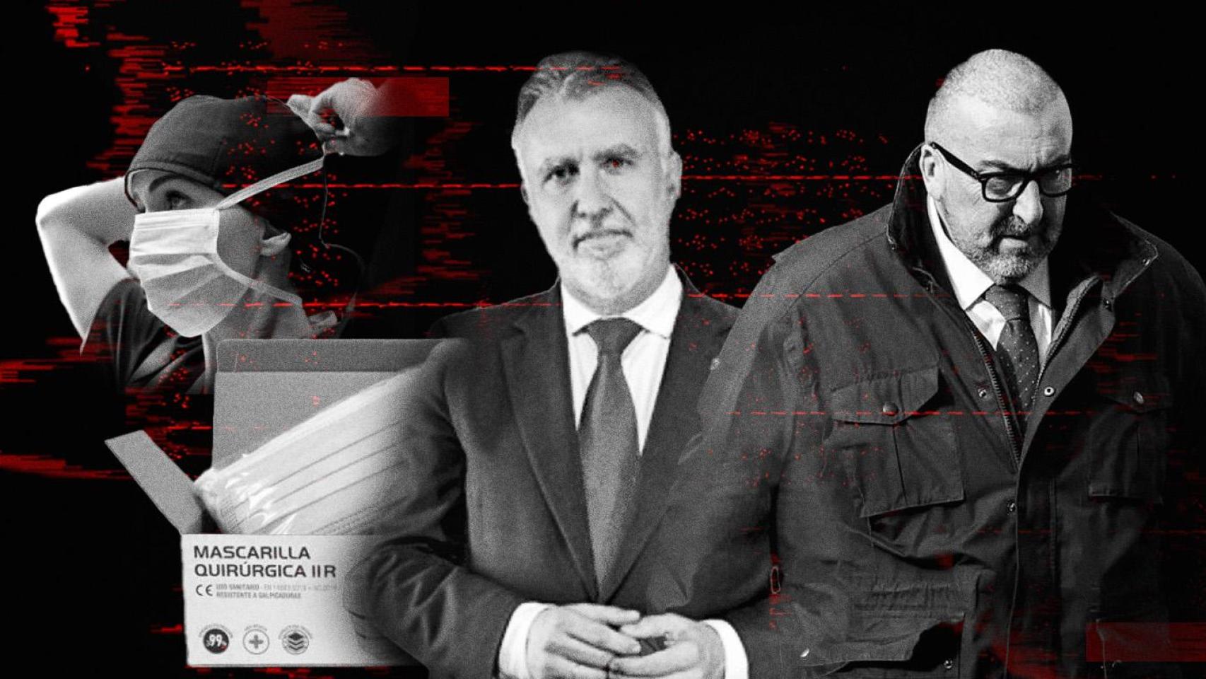 El ministro Ángel Víctor Torres y el asesor Koldo García.