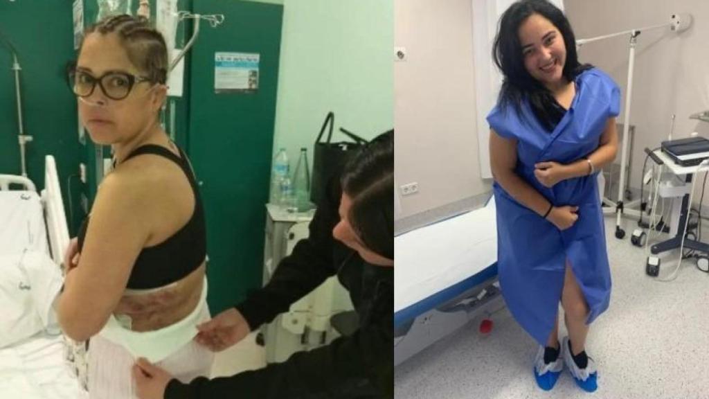 Yngrid y Olga, las dos mujeres que han denunciado a la 'Reina de la Cirugía'.