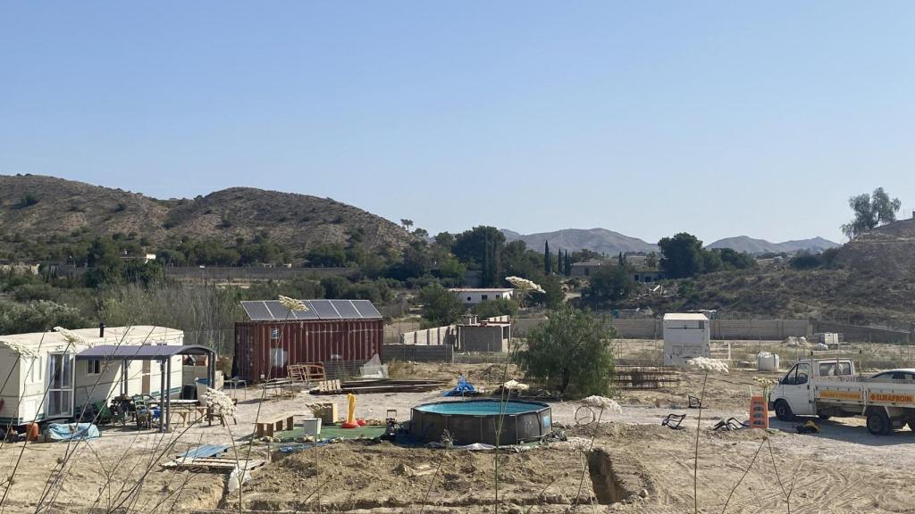 Una de las obras en las pedanías rurales de la ciudad de Alicante.