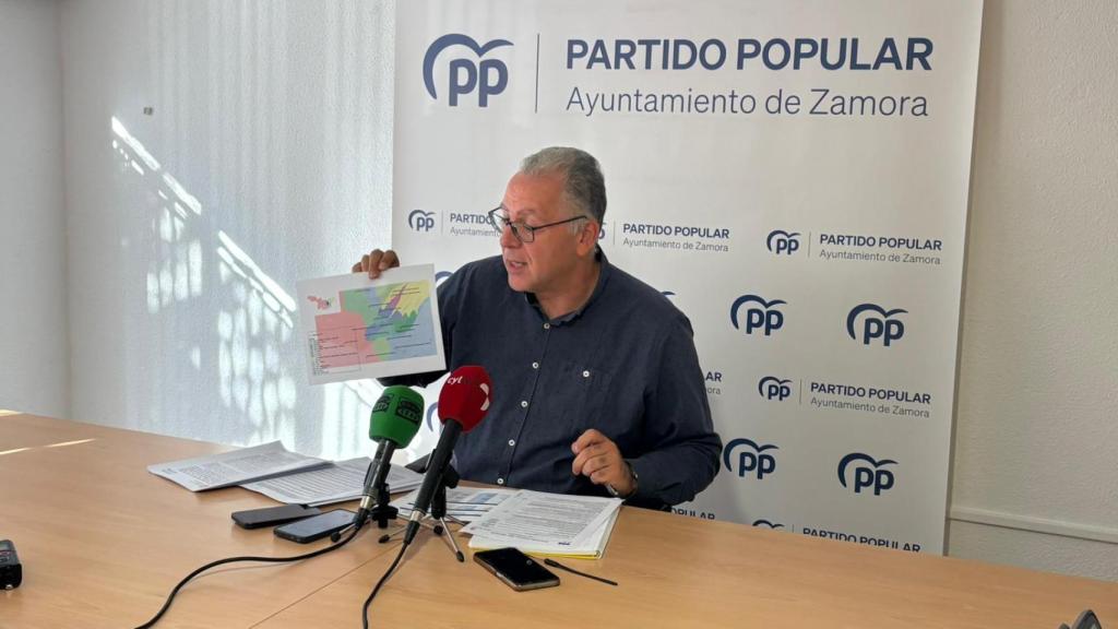 El portavoz del Partido Popular en el Ayuntamiento de Zamora, Jesús María Prada