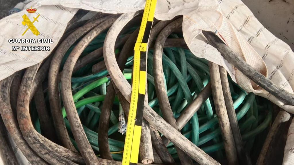 Cable robado en la línea de AVE Madrid-Barcelona en La Almolda