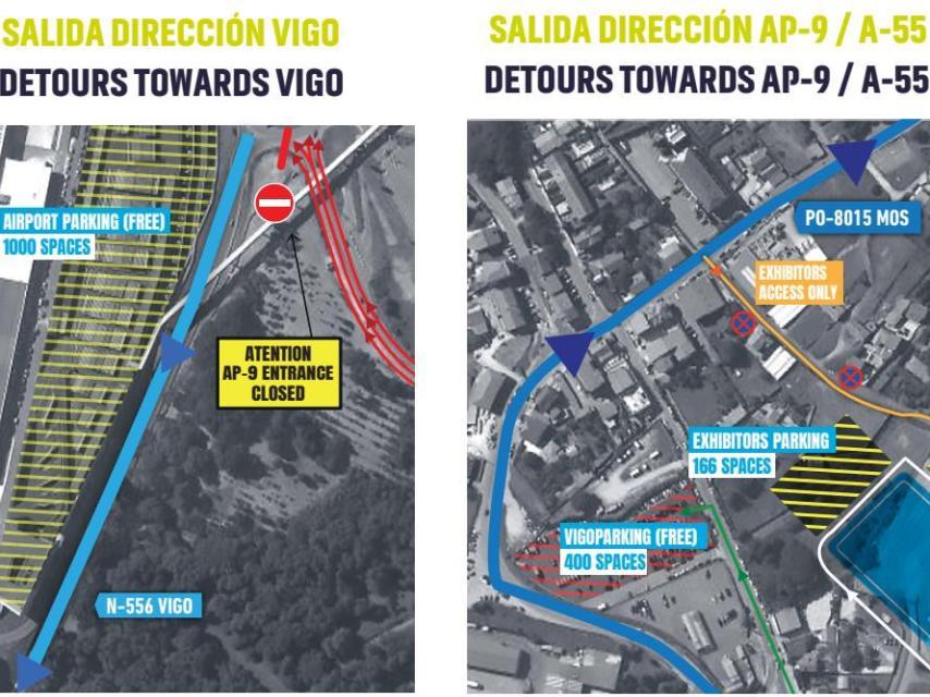 Salidas disponibles de la Feria de Conxemar