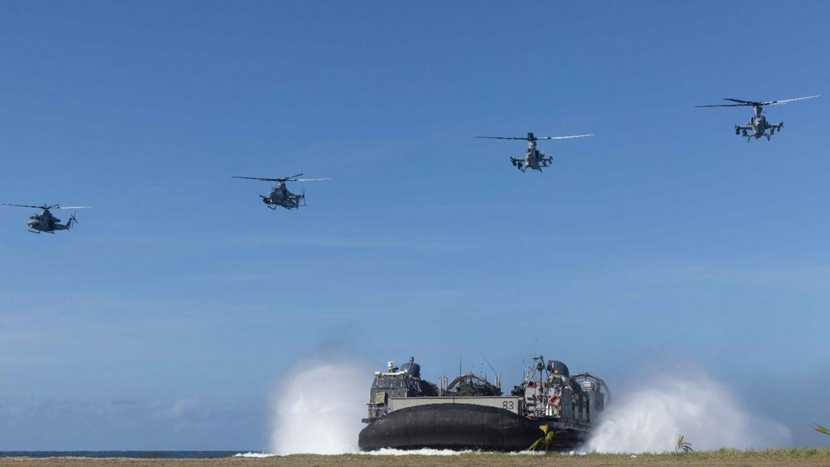 Maniobra de desembarco de EEUU