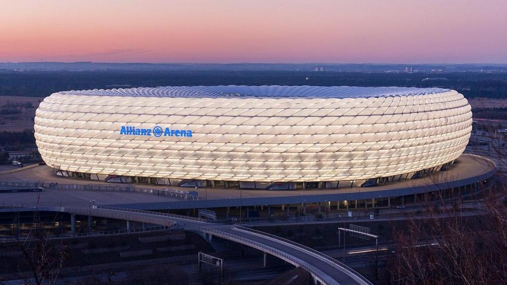 El Allianz Arena, estadio del Bayern de Múnich.