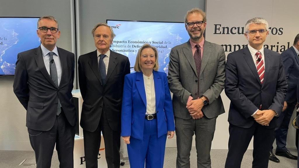 Presentación del Informe de PwC para TEDAE sobre el ‘Impacto económico y social de la Industria de  Defensa, Seguridad, Aeronáutica y Espacio en España’