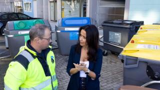 La concejala de Medio Ambiente, Yoya Neira, en el acto de presentación.