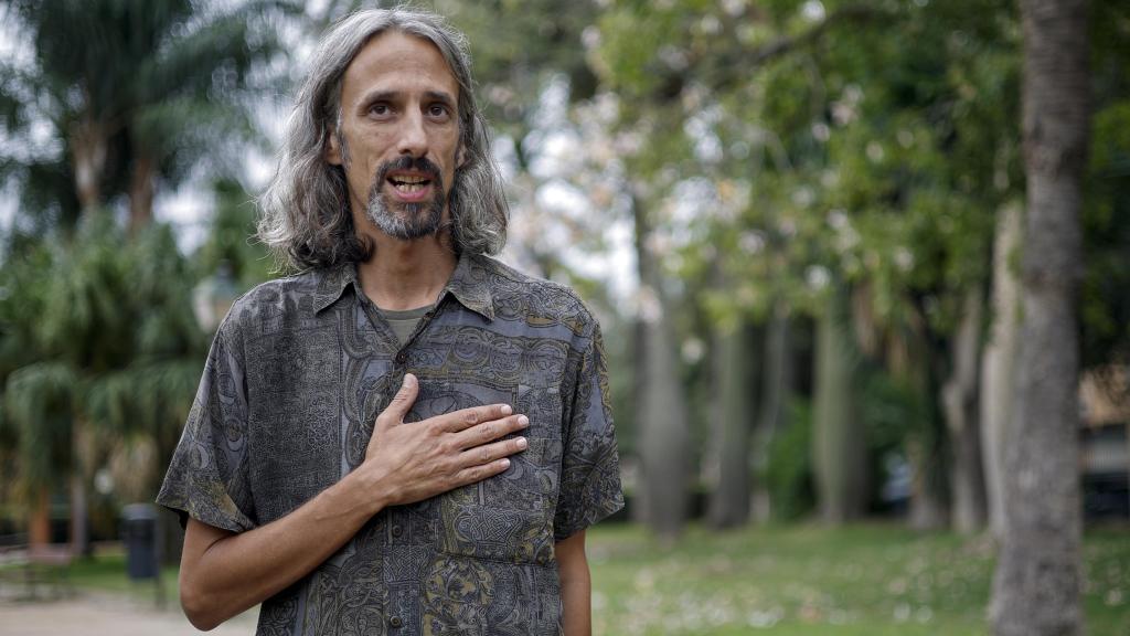 El diputado de Compromís en Les Corts Valencianes Juan Bordera, uno de los 21 activistas españoles de la Flotilla Global Sumud liberados por Israel. Efe / Biel Aliño