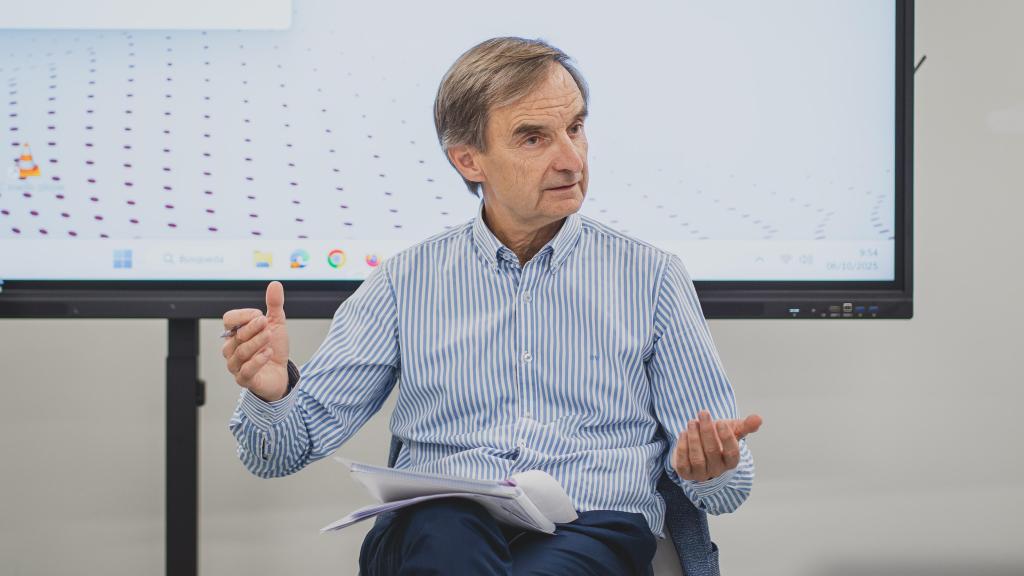 El director del Máster de Periodismo de EL ESPAÑOL, Miguel Ángel Mellado, inaugura su tercera edición.