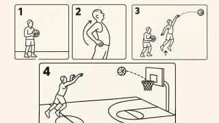 El arte de meter una canasta desde el medio campo