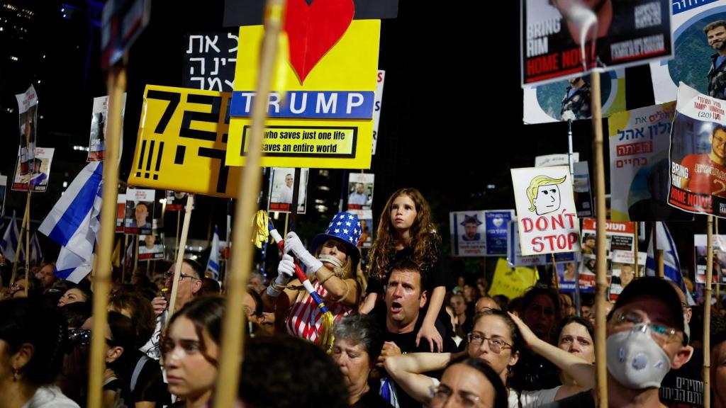 la masiva manifestación en Tel Aviv el pasado sábado para exigir el regreso de los secuestrados en Gaza tras casi dos años de guerra.
