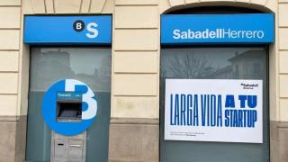 Una oficina de Sabadell Herrero.