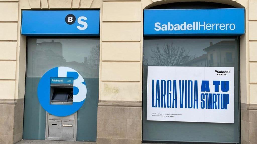 Una oficina de Sabadell Herrero.