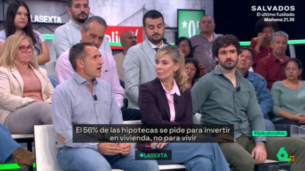 Rafael Martínez, empresario, en el plató de 'laSexta Xplica'