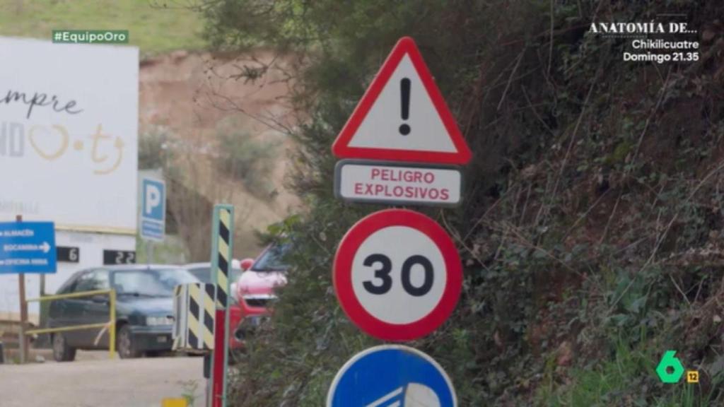 Señales de advertencia por explosiones