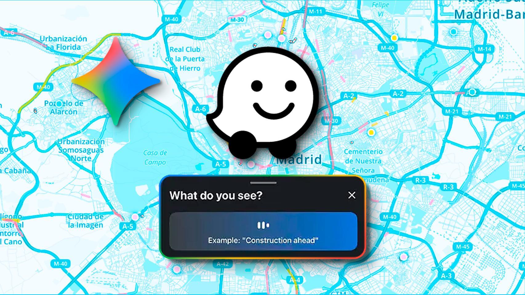 Fotomontaje inspirado en Waze