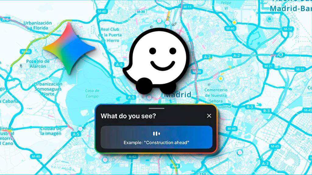 Fotomontaje inspirado en Waze