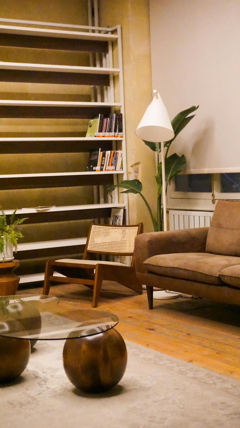 Imagen de archivo de una casa con decoración de estilo Japandi.