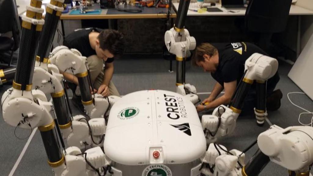 El prototipo del robot-araña Charlotte