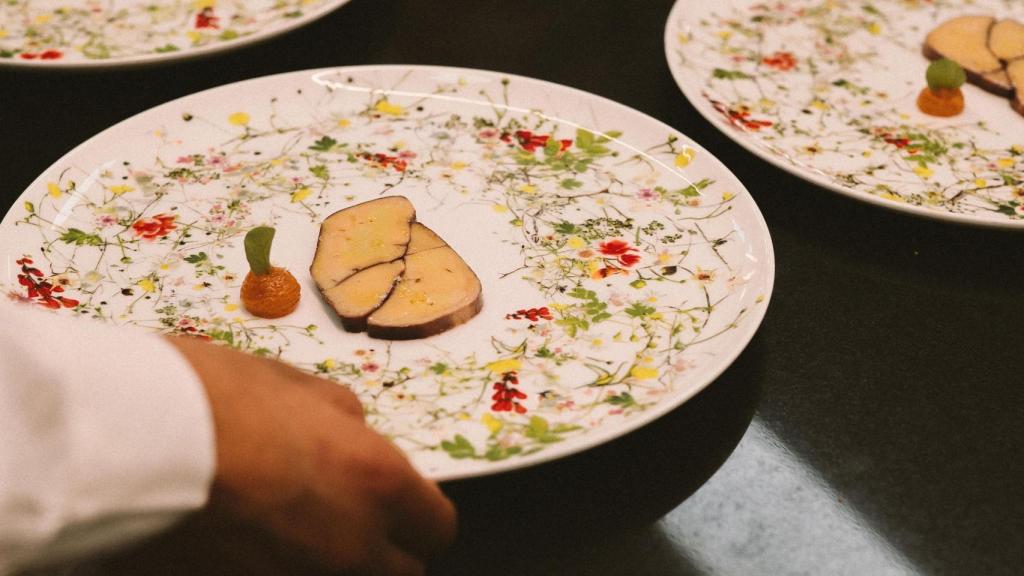 El plato de Pablo Aranda en la 'Cena de las Estrellas' de La Residencia.
