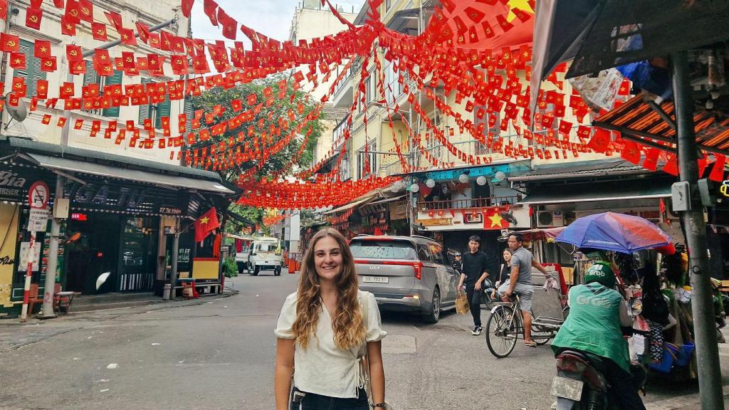 Imagen de Silvia en Hanói