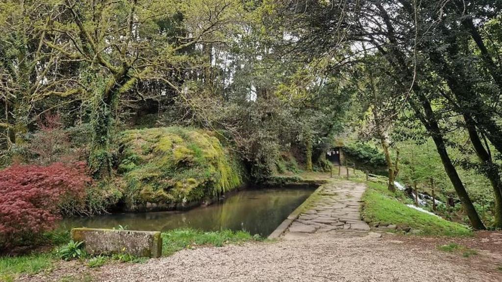 Entrada al Pazo do Faramello, en el municipio de Rois