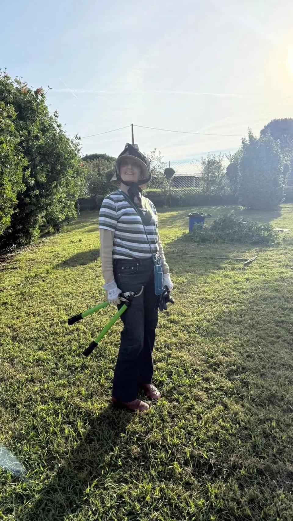 Luz Casal en su pueblo.