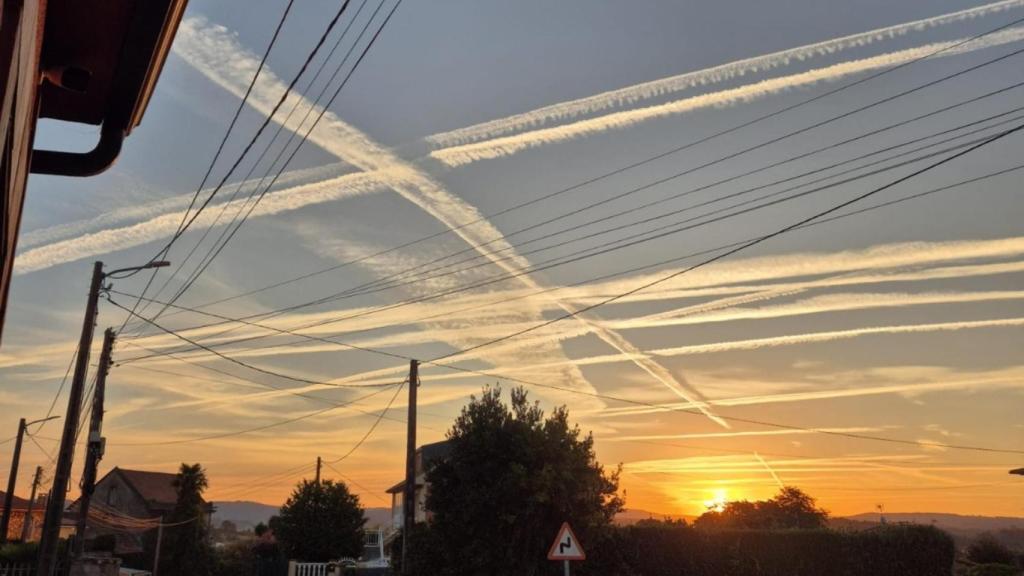 Cielo de A Coruña a 7 de octubre de 2025