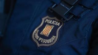 Detalle del uniforme de los Mossos d'Esquadra.