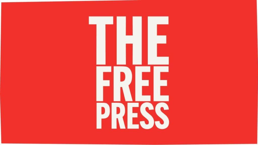 Logo de la empresa de medios 'The Free Press'.
