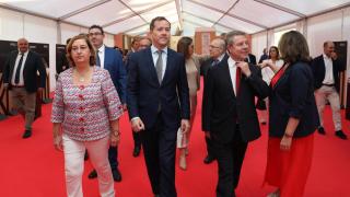 La consejera Patricia Franco, el alcalde de Toledo Carlos Velázquez y el presidente regional, Emiliano García-Page, han inaugurado la cita.